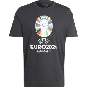 adidas Мъжка тениска Adidas Euro 2024 Official Emblem T-Shirt Mens - BLACK