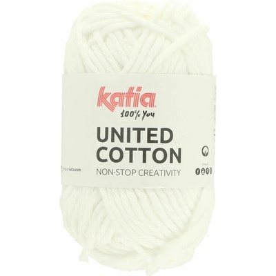 Katia United Cotton Mini ball 01 biela