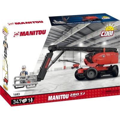 COBI 1683 Kolesová teleskopická plošina Manitou 280TJ