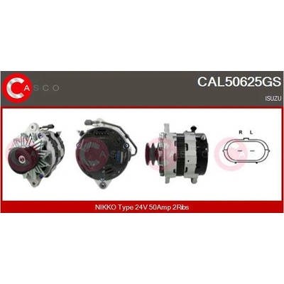 generátor CASCO CAL10B12GS