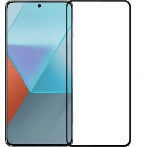 Извит 3D удароустойчив стъклен протектор марка MOFI за Xiaomi Redmi Note 13 5g / 13 Pro 5G 5G - с черна рамка