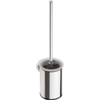 Sapho Omega 104913117 WC štětka válcová černý kartáč chrom