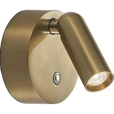 Ideal Lux - димируемо презареждаемо стенно точково LED осветително тяло BEAN LED/3W/5V CRI95 месинг (ID350264)