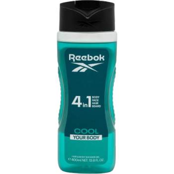 Reebok Душ гел Reebok MEN Cool your body 400 мл. 4в1