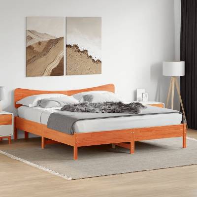 zahrada-XL 3328222 Postel bez matrace voskově hnědá masivní borovice
