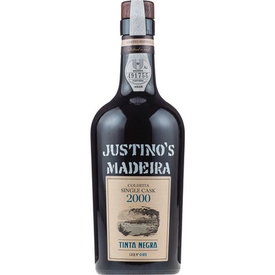 Justino's Madeira Tinta Negra Single Cask 2000 20% 0,5 l (čistá fľaša)