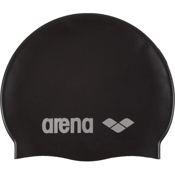 Arena Шапка за плуване Arena Classic Silicone Swim cap - Black / Silver - размер One Size (581-0005-0211)