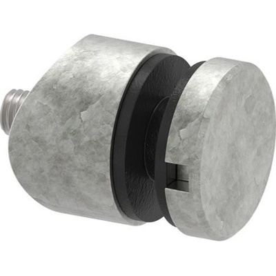 Feldmann 60191-ZN0 - ZAMAK bodový držiak skla na trubku pr. 42,4 mm, pr. 30 mm