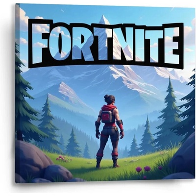 Sablio Obraz FORTNITE Horská krajina - 50x50 cm