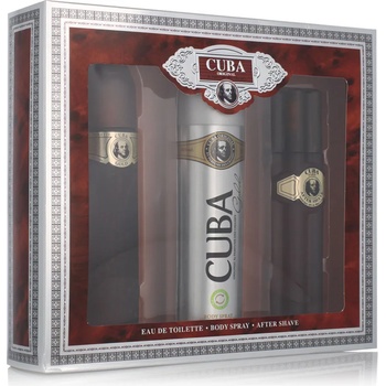 Cuba Gold Подаръчен комплект EDT 100 ml + афтършейв 100 ml + дезодорант 200 ml