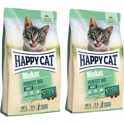 Happy Cat Minkas Perfect mix Poultry fish & lamm 2 x 10 kg