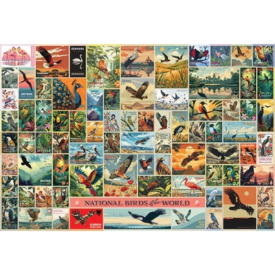 Cobble Hill - Puzzle National Birds of the World - 2 000 piese