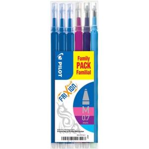 Pilot Пълнител Pilot Frixion Clicker 0, 7 асорти (6) (BLS-FR7-S6-3)