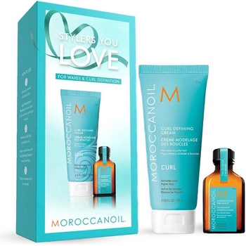 Moroccanoil Kомплект за път - стилизиране и възстановяване за къдрава коса Moroccanoil Stylers You Love For Waves & Curl Definition