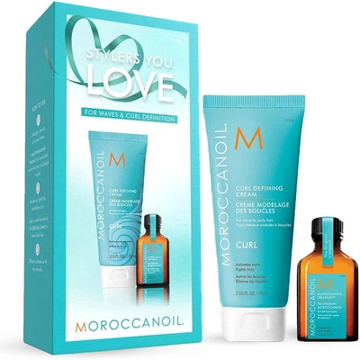 Moroccanoil Kомплект за път - стилизиране и възстановяване за къдрава коса Moroccanoil Stylers You Love For Waves & Curl Definition