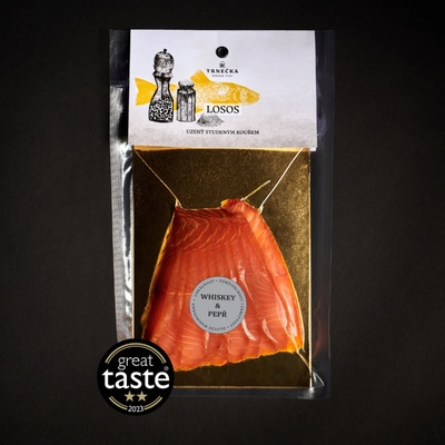 Trnečka Smoked Fish Losos uzený studeným kouřem Whiskey & Pepř min. 100g – Zboží Mobilmania