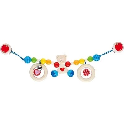 Goki Декорация за количка Goki - С клипсове и мече със сърце (65313)