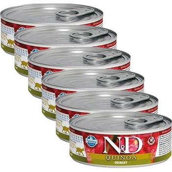 N&D Cat Quinoa Urinary 6 x 80 g