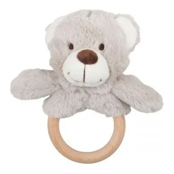 Image 1 of BIGJIGS - Дървен бебешки ринг - Меченце (BB615)