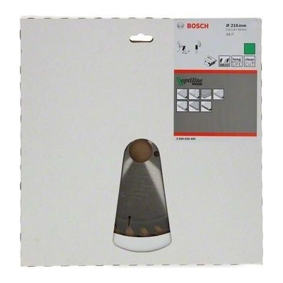 Bosch Pilový kotouč Optiline Wood 216 ×2,6/1,6 × 30 T34 216 x 2.6/1.6 x 30 mm, 34 2608838409