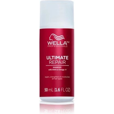 Wella Ultimate Repair Shampoo 50 ml възстановяващ шампоан за изтощена коса за жени