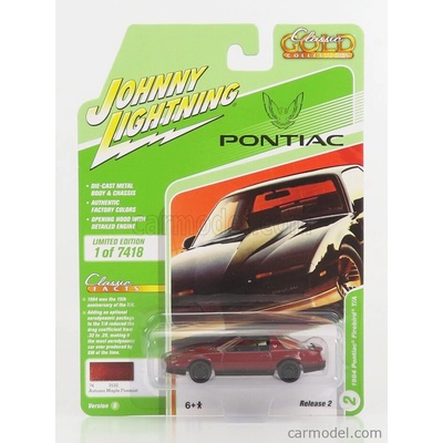 Johnny lightning Pontiac Firebird Trans Am 1984 Tmavě Červená 1:64