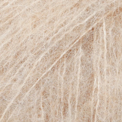 Příze DROPS Brushed Alpaca Silk 04 – světlá béžová