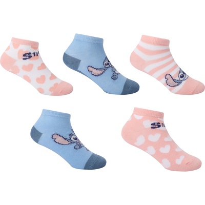 Character Детски чорапи Character Trainer Sock 5pk Infant - Stitch