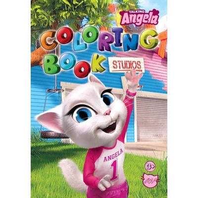 Omaľovanky A4 s farebnou predlohou Talking Angela