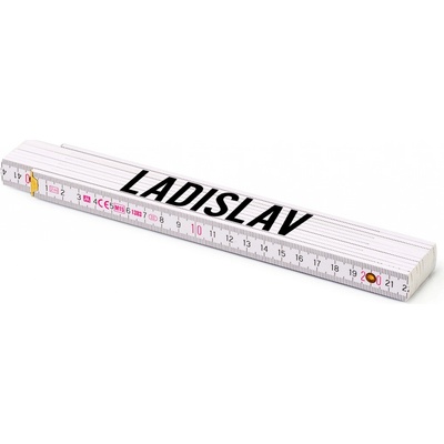 Metrie Skládací metr Block 52 Se jménem Ladislav 2 m
