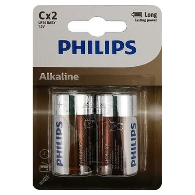 Philips Entry Alkaline C 2ks LR14A2B/10