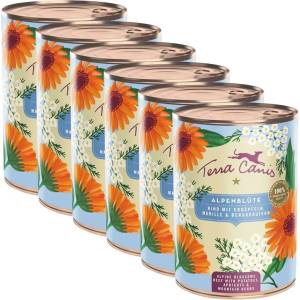 Terra Canis Alpine Blossoms - Говеждо с картофи, кайсии и планински билки 6 x 400 г