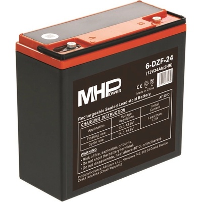 MHPower 6-DZF-24 12V/24Ah – Zboží Živě
