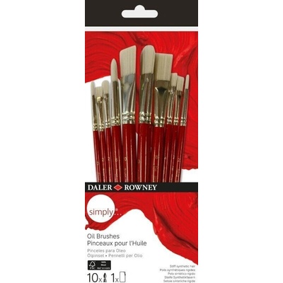 Daler-Rowney Simply Комплект четки 10 бр (216640110)