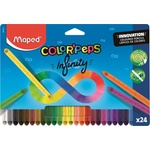 Maped Комплект цветни моливи, триъгълни, MAPED "ColorPeps INFINITY", 24 различни цвята 861601 (861601)