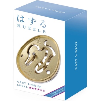 Hanayama Метален логически пъзел Hanayama - Cast Puzzle L'Oeuf Huzzle (515054)
