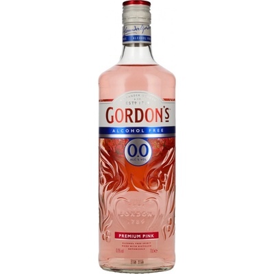 Gordon's Pink Alcohol free 0,0% 0,7 L (čistá fľaša)