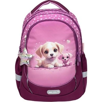 Belmil Ученическа чанта с цип BELMIL "Leisure Plus Puppy Love", кученца 338-87/24 (338-87/24)