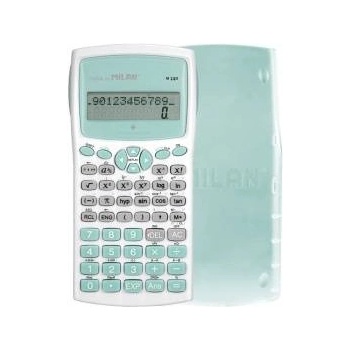 MILAN Scientific Calculator Milan M240 Antibacterial Edition Turquoise White (16, 7 x 8, 4 x 1, 9 cm)