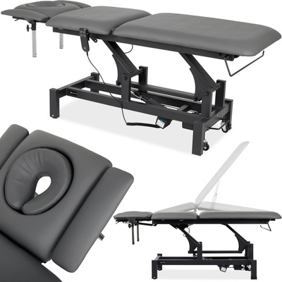Fort 5 ER Masážní elektrické fyzioterapeutické lehátko, šedé