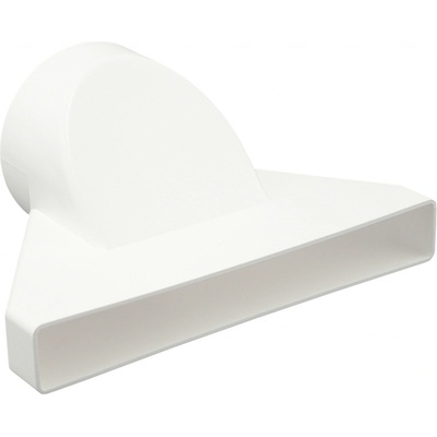 Dalap Plastová redukcia z kruhového na hranaté potrubie 100 mm 234 x 29 mm vodorovná