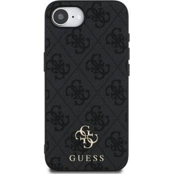 GUESS Гръб Guess за iPhone 16E, PU, 4G Small Metal Logo, MagSafe Case, Сив (3666339453374)