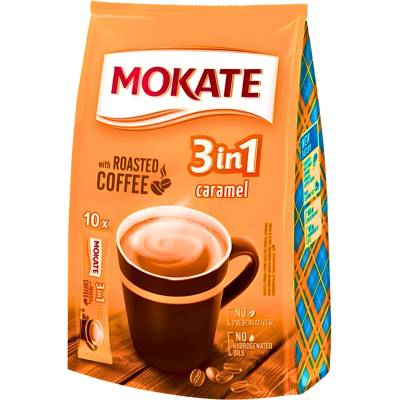 Mokate Coffee Caramel 3v1 10 x 17 g