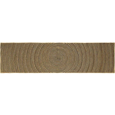 vidaXL Килими за помещение Черно 80 x 300 cm юта (42010738)