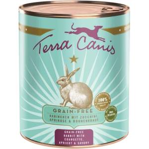 Terra Canis Без зърно Заек с тиквички, кайсии и мащерка 800 г