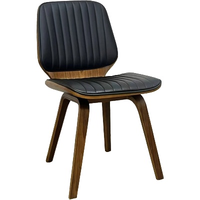 Carmen Трапезен стол Carmen 9978 - орех/черен (3530314)