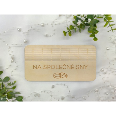 Svatební krabička na peníze D-decor - Na společné sny