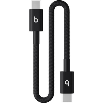 Beats Audio Beats USB-C to USB-C Woven Short Cable (20 cm) - Bolt Black (MEQ94ZM/A)