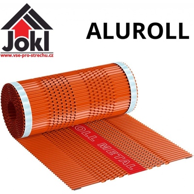 Jokl Aluroll 30 Větrací hřebenový a nárožní pás celohliníkový 300 mm x 5 m 1 ks