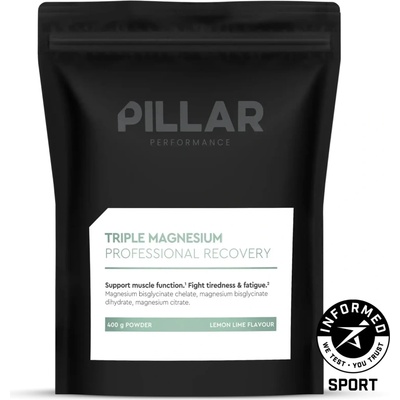 Pillar Triple Magnesium Powder Lemon Lime sáček 400 g